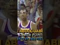Kareem-Abdul Jabbar Passed Wilt Chamberlain For NBA’s All-Time Leading Scorer in 1984 | #Shorts