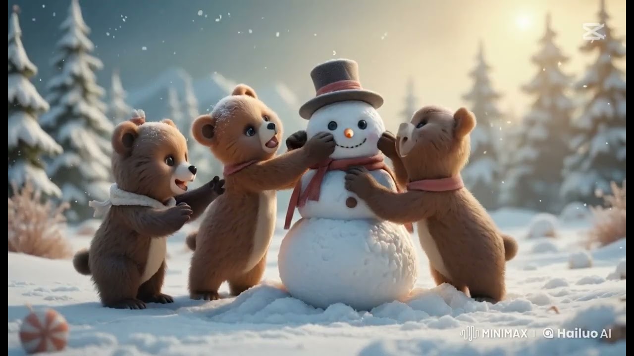 Playful Little Bears". 😊🐻🎶