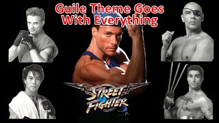 GUILE THEME GOES WITH EVERYTHING [Ryu \& Ken vs Sagat \& Vega\/Balrog in Street Fighter (1994) film]