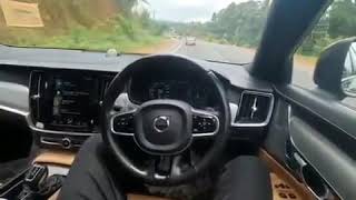 Driving Testing Auto-Pilot Mode In Volvo, Kerala, India