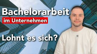 Bachelor thesis in a company - my experiences