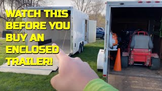 My New Enclosed Trailer VS. My Old One