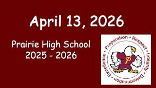 PHS Announcements   Monday, April 13, 2026