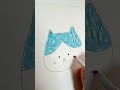 お母さんとお絵描き対決✊!どっちが上手?🤣#ハチワレ #shorts