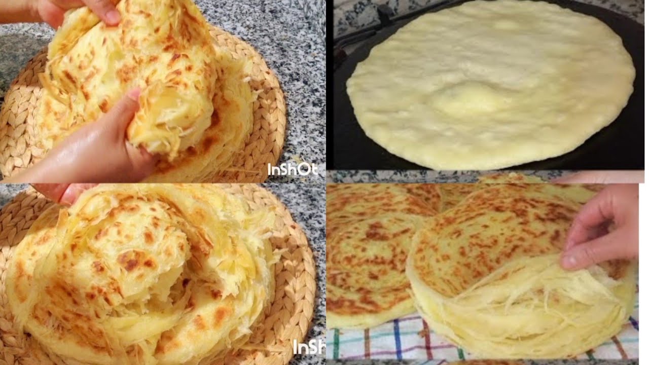 ملوي مخمار مورق مقرمشة بحجم كبير      🇲🇦باسهل طريقة وكيفاش تحضريه ويجك خفيف هشيش ملوي مغربية