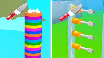 Slice it All Gameplay! Satisfying and Relaxing ASMR Slicing Video NEW UPDATE