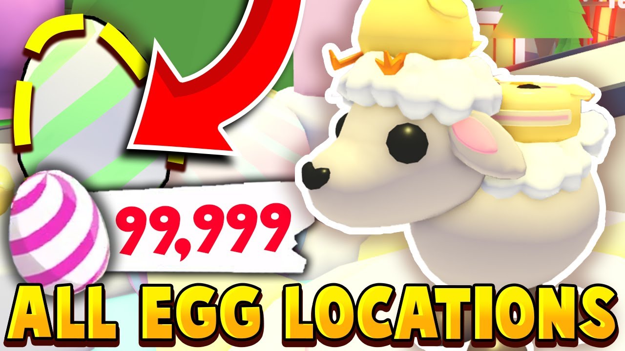 All Adopt Me Egg Hunt Egg Locations! How To Get Easter Eggs In Adopt Me