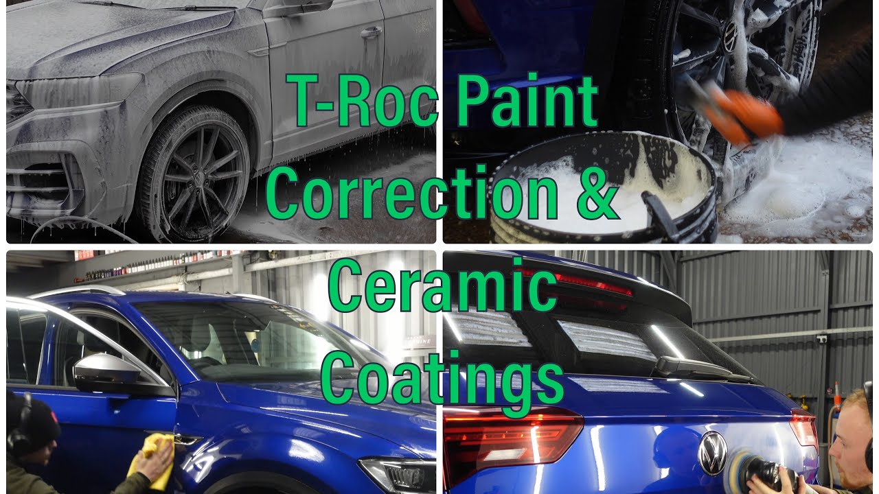 T-Roc R, Wash, Paint correction & Ceramic Coatings - YouTube