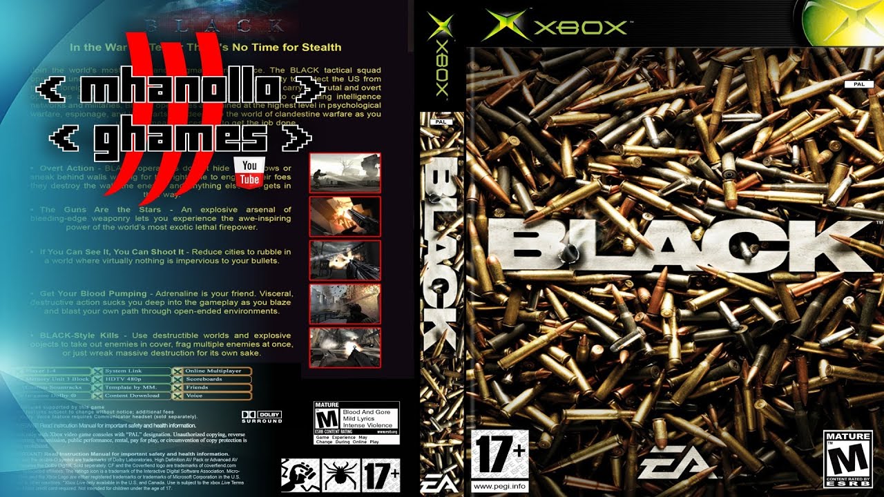 6 - BLACK - PS2 - XBOX - XBOX 360 