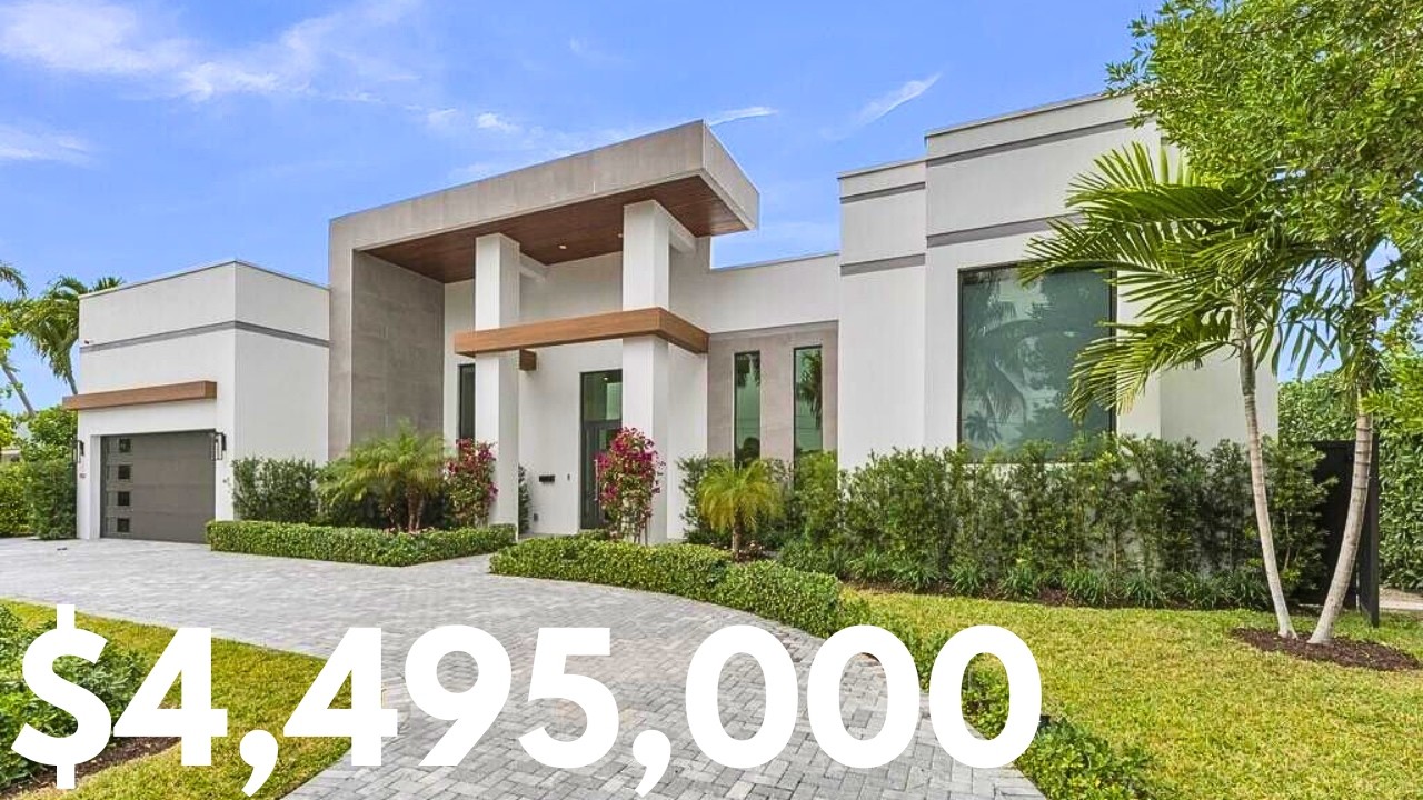 Inside a $4,495,000 Waterfront Estate… Delray Beach Is Wild 😳🔥