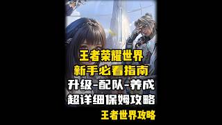 [King of Glory World] Fast Leveling - T0 Characters - Quick Development - Beginner's Guide #Kingo...