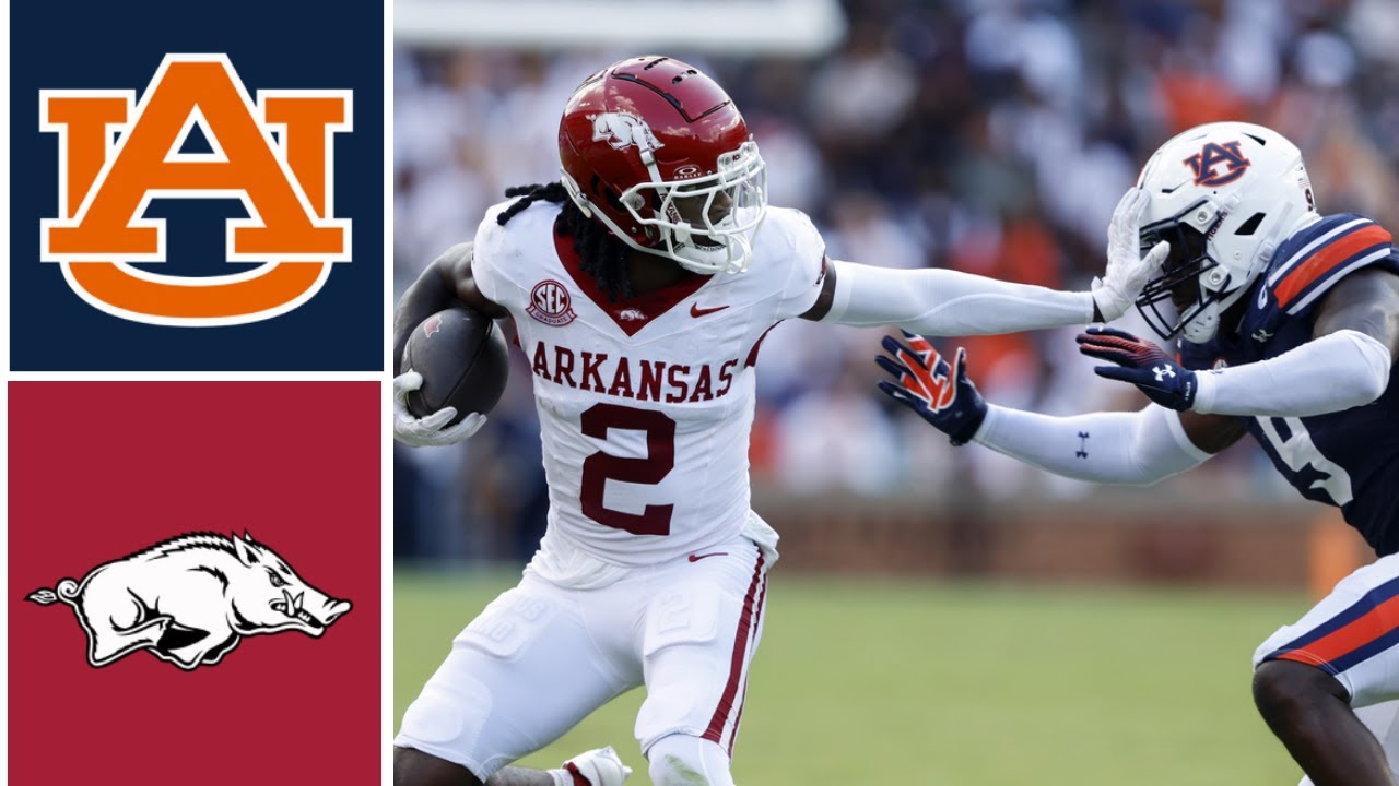 Auburn vs Arkansas Highlights | 2025 College Football Week 9 - YouTube