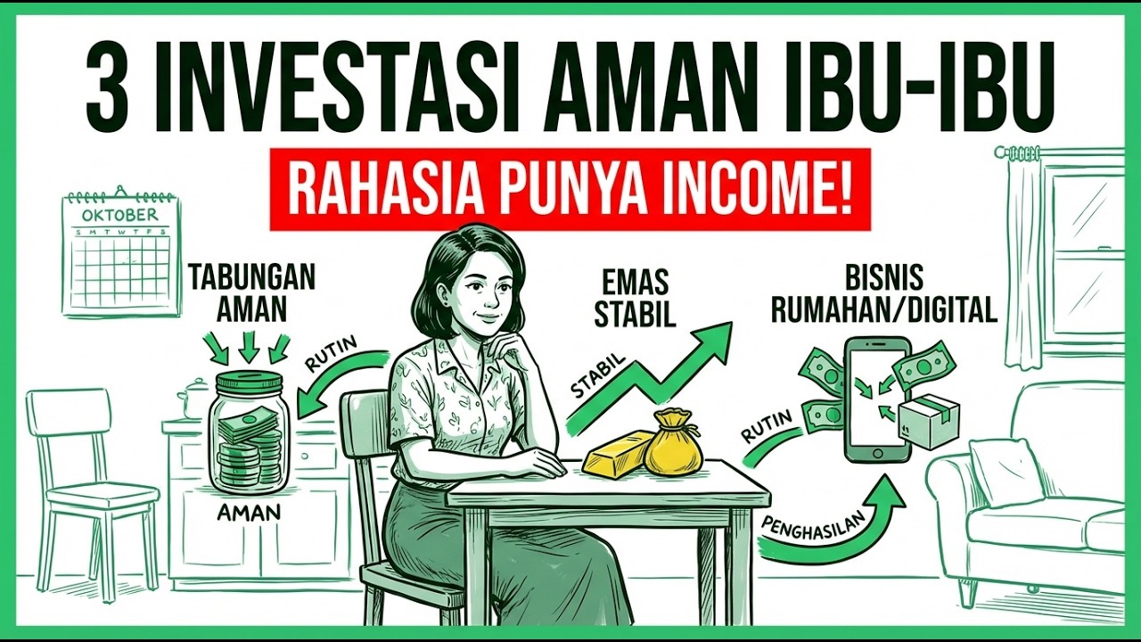 3 INVESTASI AMAN UNTUK IBU-IBU: CARA PUNYA PENGHASILAN SENDIRI UNTUK MASA DEPAN KELUARGA