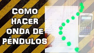 Como Hacer Una Onda De Pendulos Experimentar En Casa