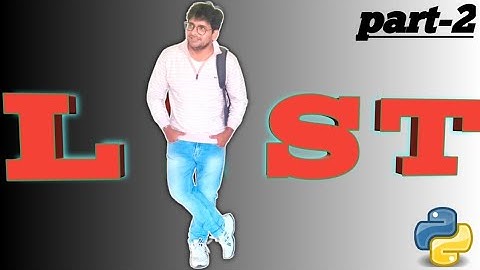 List part 2  Vivek Pandey #education #programminglanguage #ai #pythoncoding