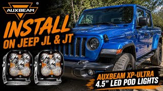 Don't Buy Jeep Ditch Lights Until You Watch This! AUXBEAM XP-Ultra Install