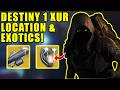 Destiny 1 Xur Location and Exotics This Weekend! 4/10/2026