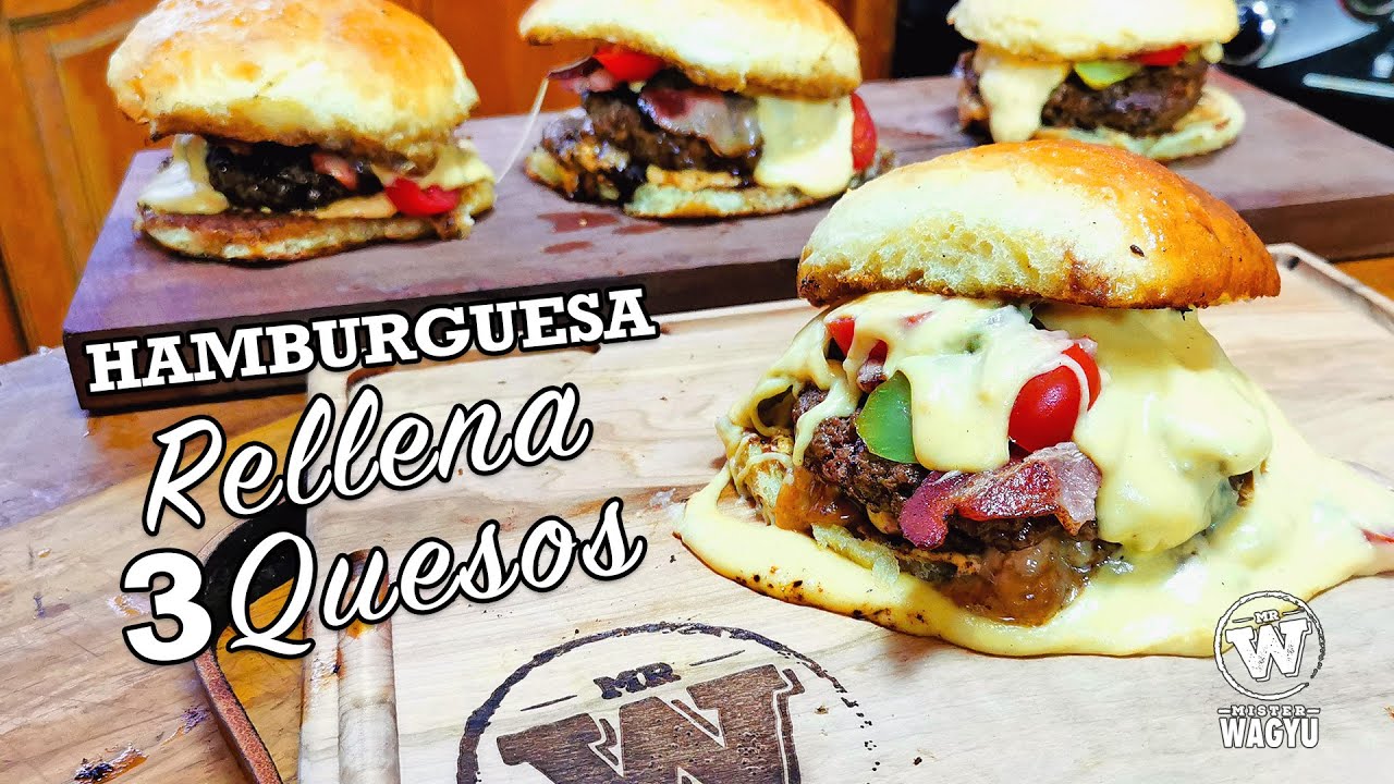 Hamburguesa 3 Quesos - Mr. Wagyu