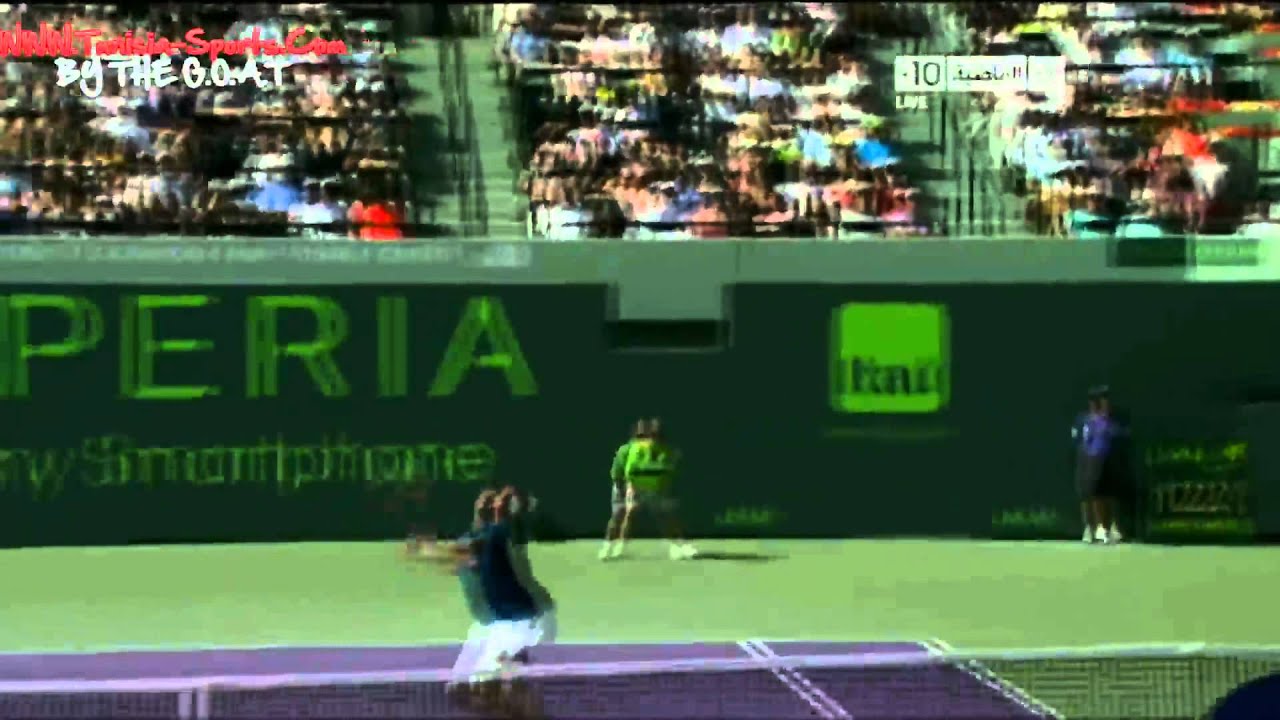 Roger Federer vs Ryan Harrison Tie Break- ATP Miami 2012