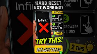 Infinix Hard Reset Not Working? Try These 2 Fixes! #Infinix