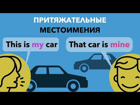 Притяжательные Местоимения в Английском Языке - Possessive Pronouns