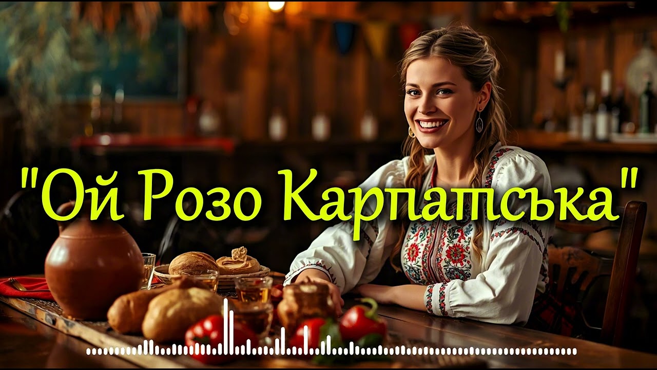 Ой розо карпатська червона | Весела гуцульська пісня про кохання і куму 🌹