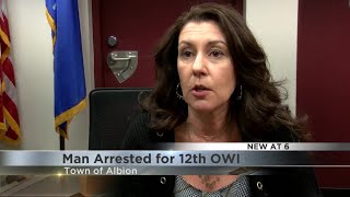 Man Arrested for 12th OWI