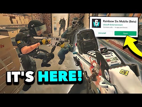 RAINBOW SIX MOBILE IS HERE! HOW TO PLAY ON iOS/ANDROID! (NEW GAMEPLAY) 