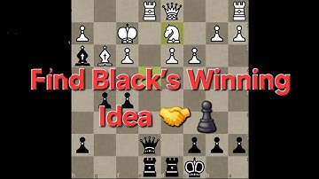 Black to Move ♟️ Find the Winning Idea | Chess Puzzle 🎯 + AI House Music 🎶 chessmixer 