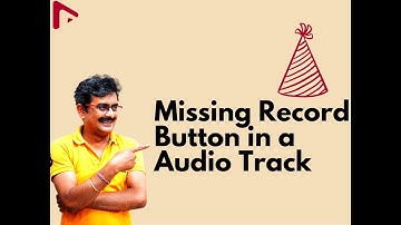 Missing Record Button in a Audio Track
