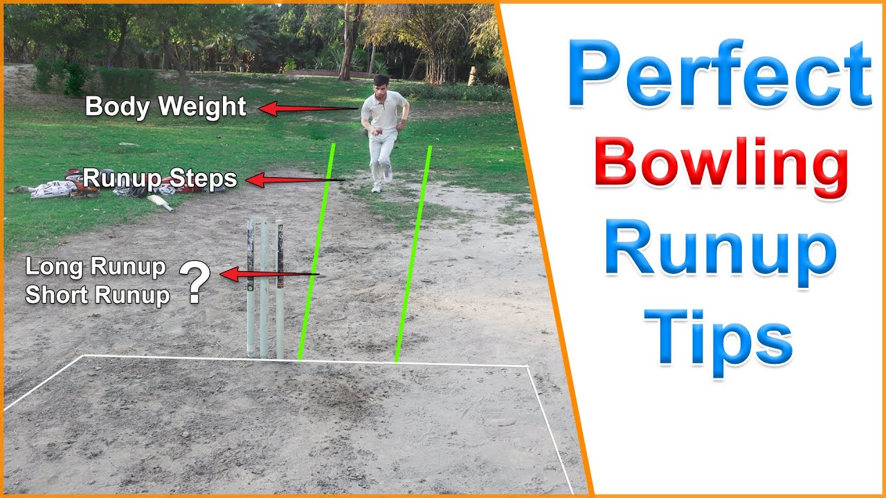 How to Take Runup for Fast Bowling ! How long is a fast bowlers run up? YouTube