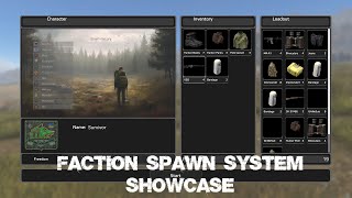 Showcase of a faction spawn system for DayZ