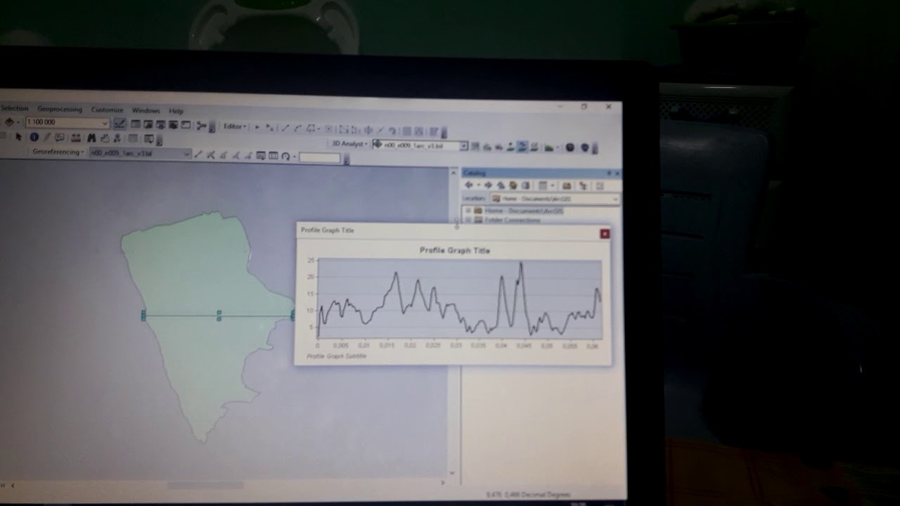 Comment tracer un profil topographique sur Arcgis