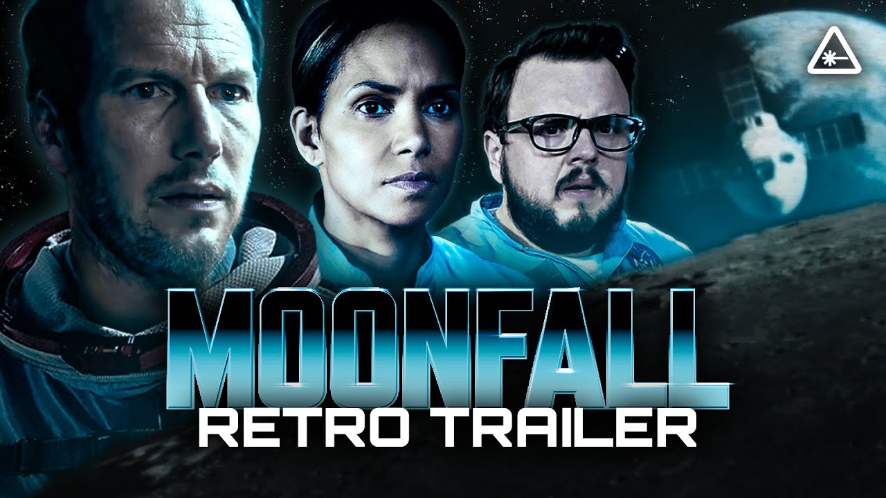 Moonfall (2022 Movie) Nerdist 90s Retro Trailer - Halle Berry, Patrick Wilson, John Bradley