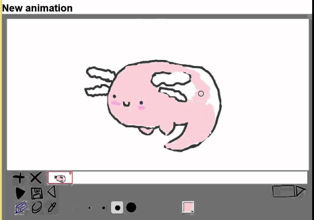 Axolotl Speed Animation - YouTube