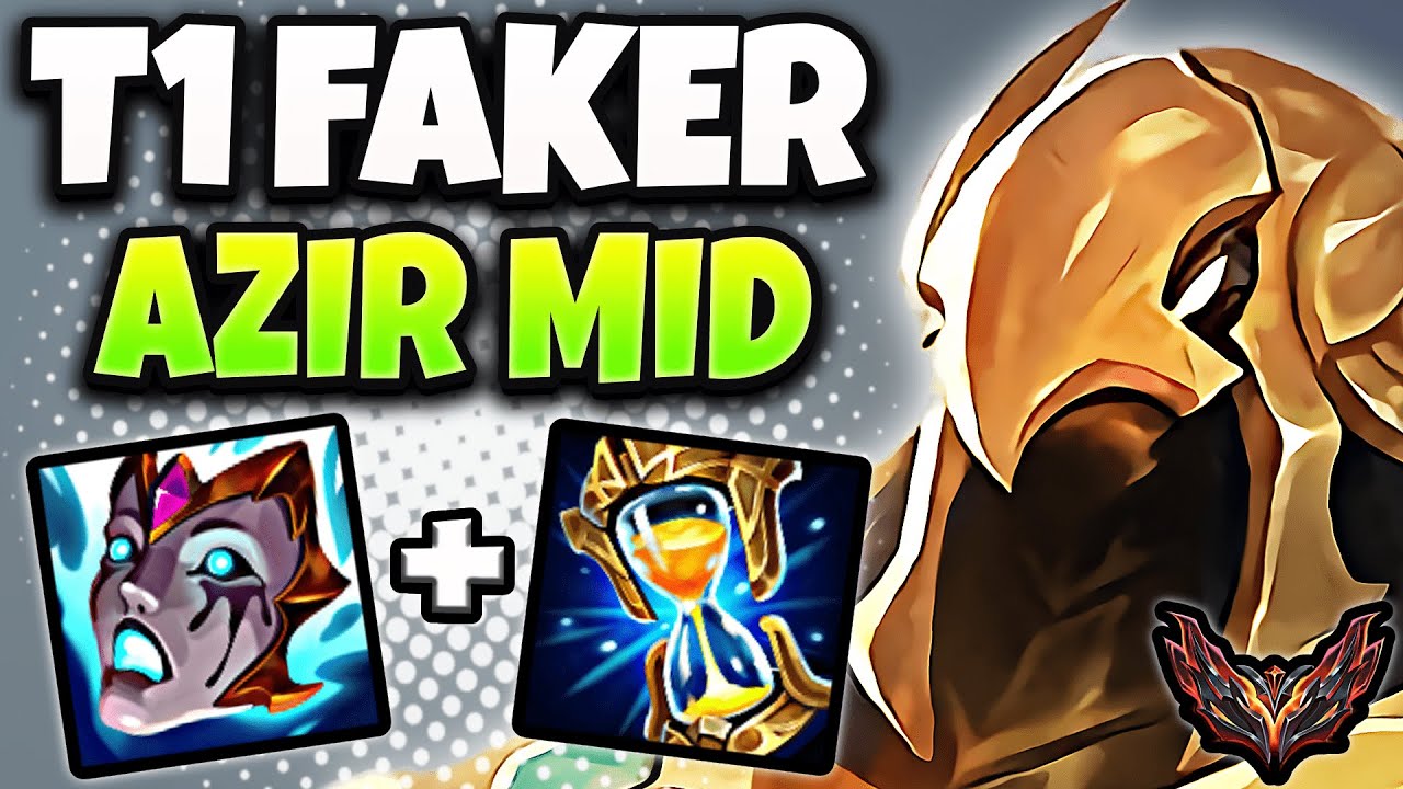 T1 Faker Azir vs K'Sante [ MID ] Korea Grandmaster 13.8 - YouTube