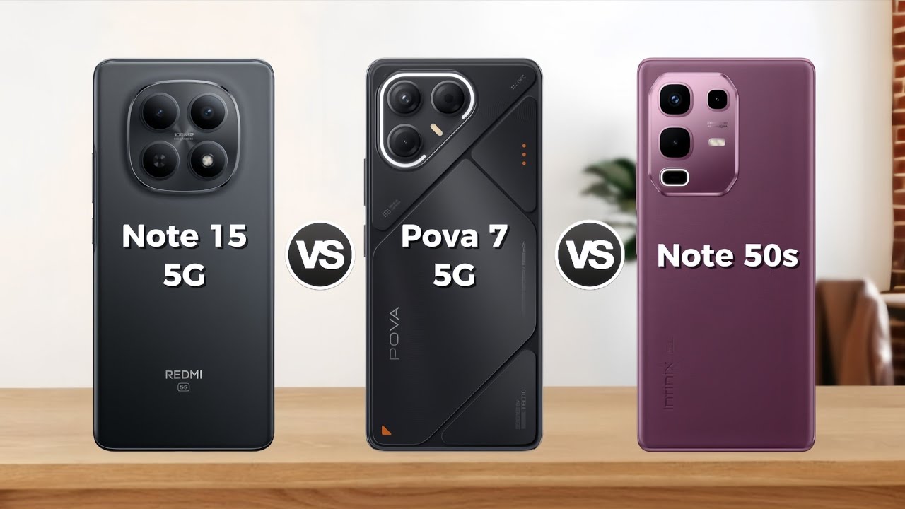REDMI Note 15 5G vs TECNO Pova 7 5G vs INFINIX Note 50s | Who is the best for you?