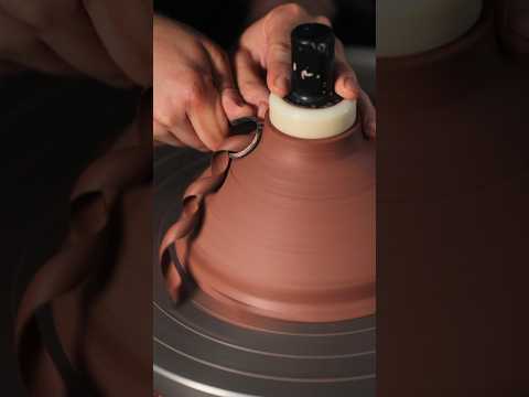 The Satisfying Trimming of a Bowl #craft