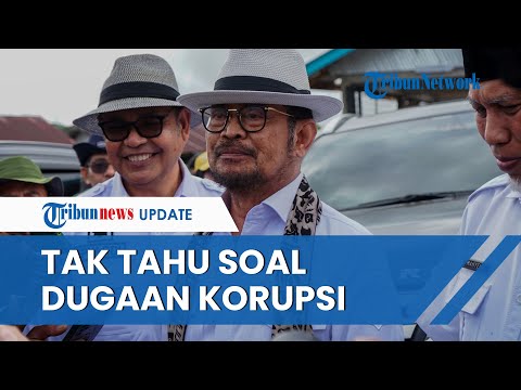 Dugaan Korupsi di Kementerian Pertanian Diselidiki KPK, Syahrul Yasin Limpo: Saya Tidak Mengerti