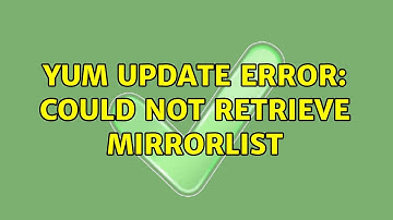 Unix & Linux: Yum update error: Could not retrieve mirrorlist (5 Solutions!!)