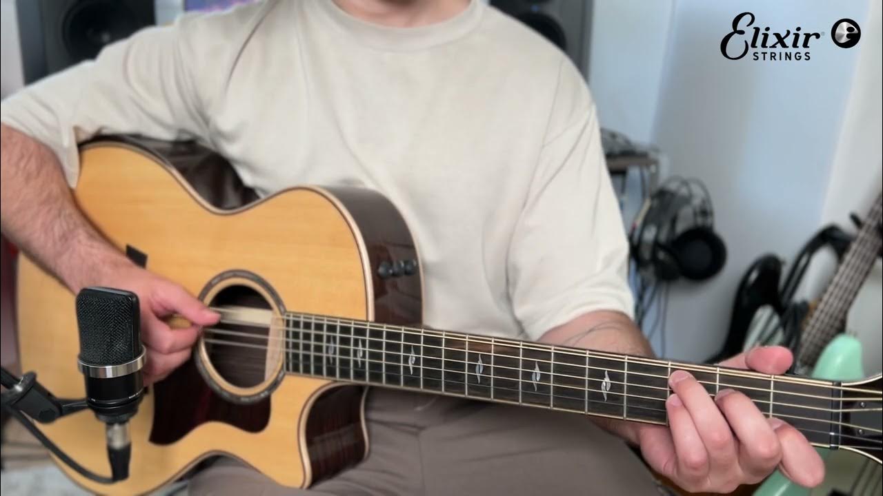 Jake Fine Acoustic Guitar Lesson Snap by Rosa Linn ELIXIR Strings