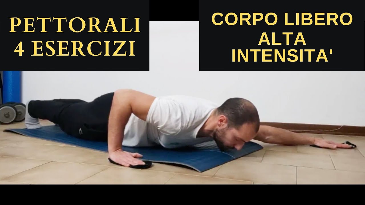 4 Esercizi per Pettorali a Corpo Libero - Amici AVM - Luca - YouTube