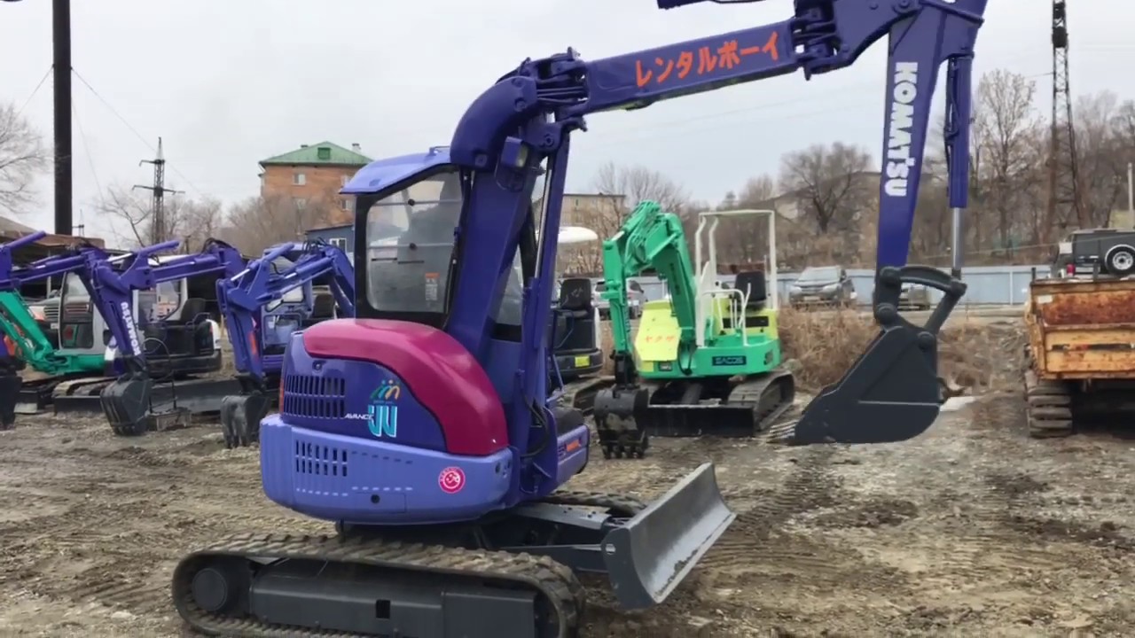 Komatsu PC38UU-3 - YouTube