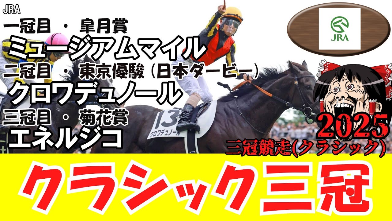 競馬コントレイル三冠ミニゼッケン/3枚セット/皐月賞・ダービー