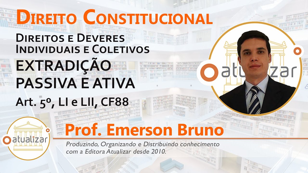 CF88 - Art. 5º, LI e LII (Extradição)