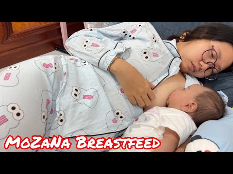 Beautiful Wife breastfeeding baby new Vlog 026  #MoZaNaBreastfeedVlog