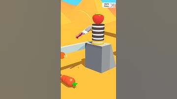 Slice It All Gameplay ! Satisfying ASMR slicing game Level 345 #sliceltall #shorts