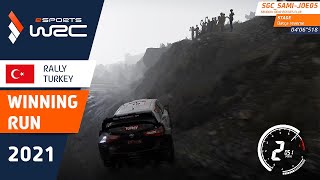 Sami-Joe Winning Run: Datça Reverse / Rally Turkey / eSports WRC 2021