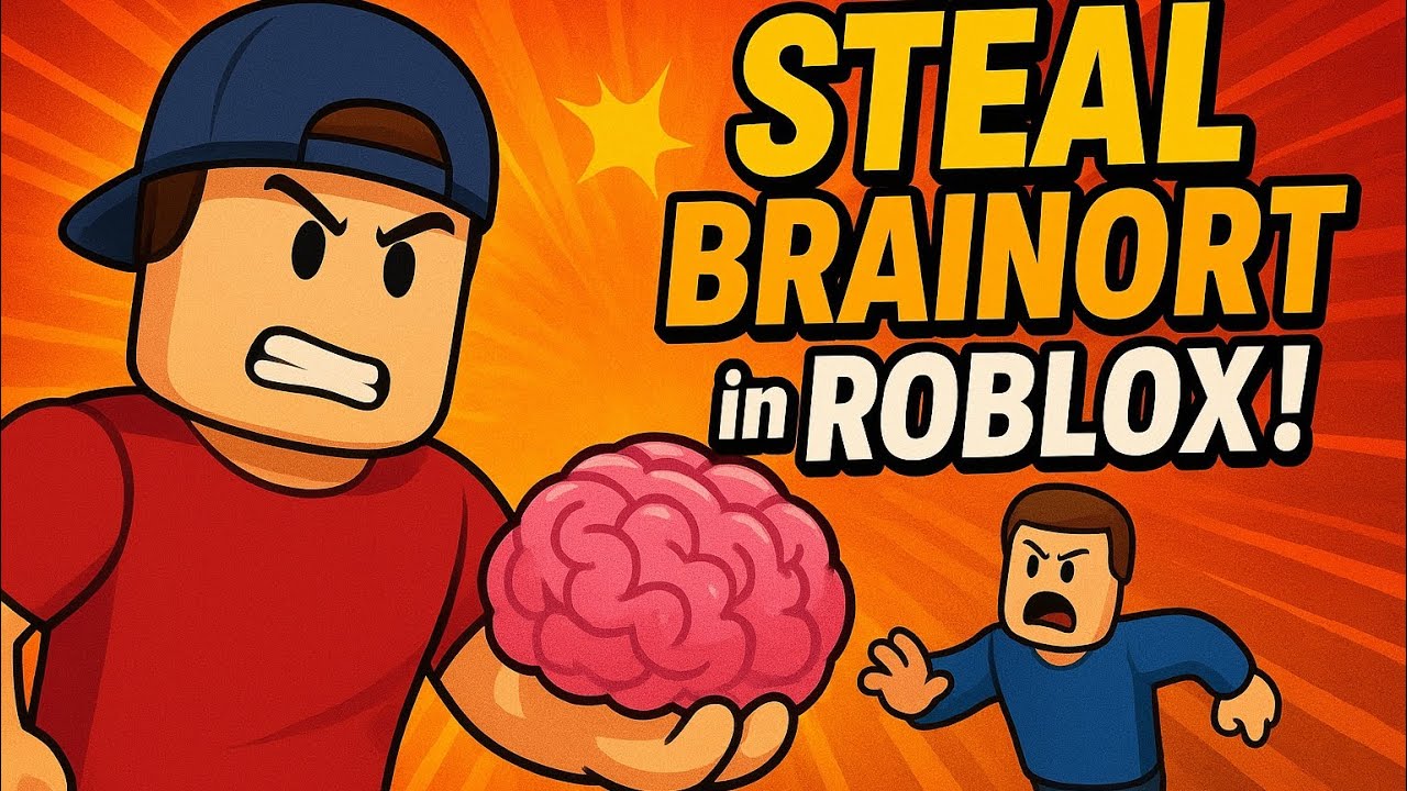 STEALING BRAINORT in Roblox! (He Chased Me) - YouTube