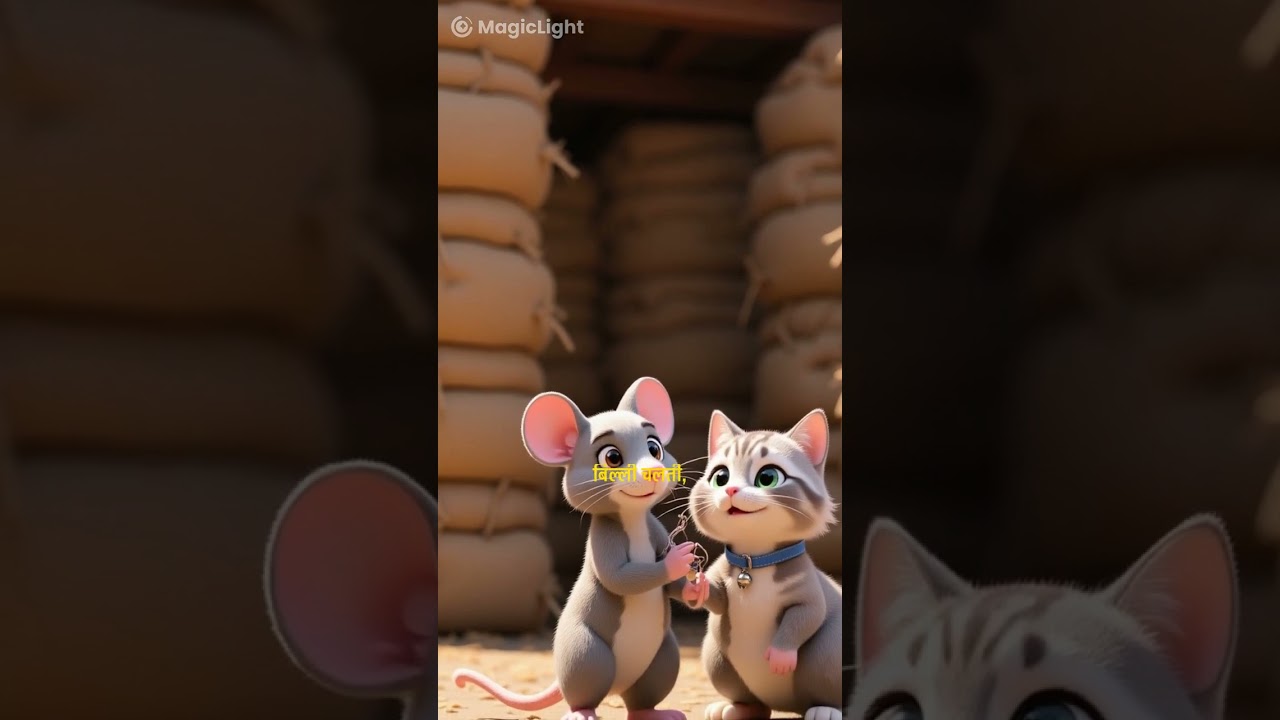 chuha aur billi ki kahani aap log dekho aur mujhe like aur subscribe #shortsvideo #video #cat
